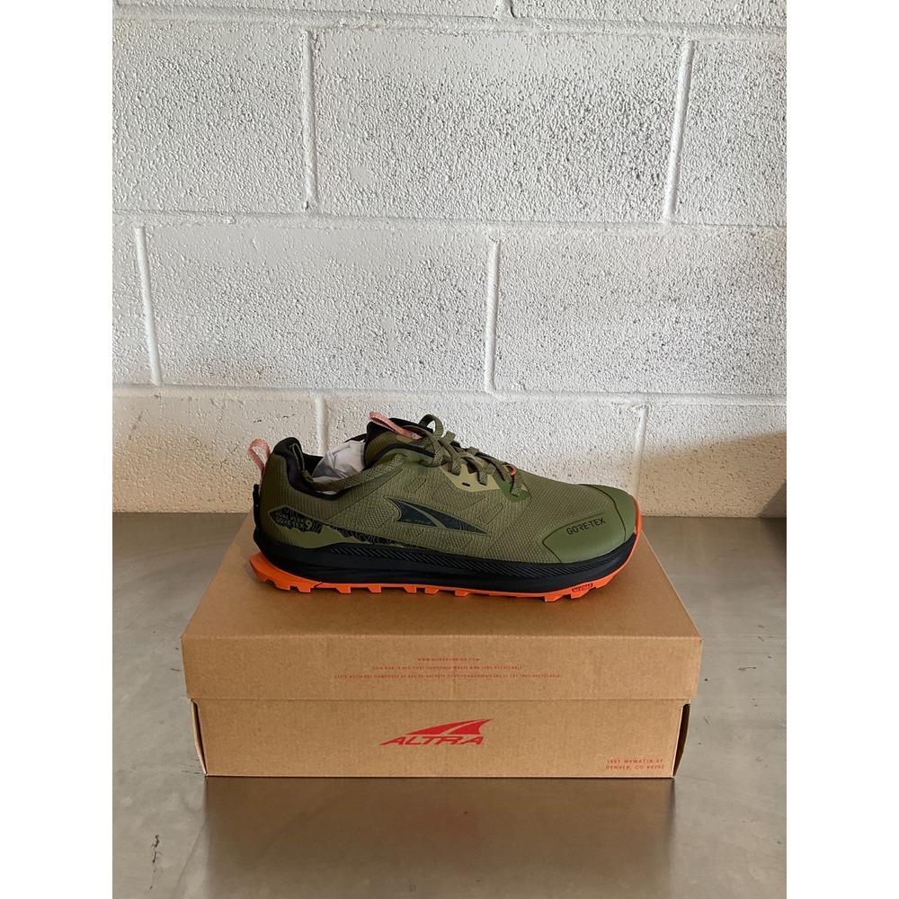 Altra Lone Peak 9 GTX Trail Running Shoes Men's Size 11 Dusty Olive (New Other)